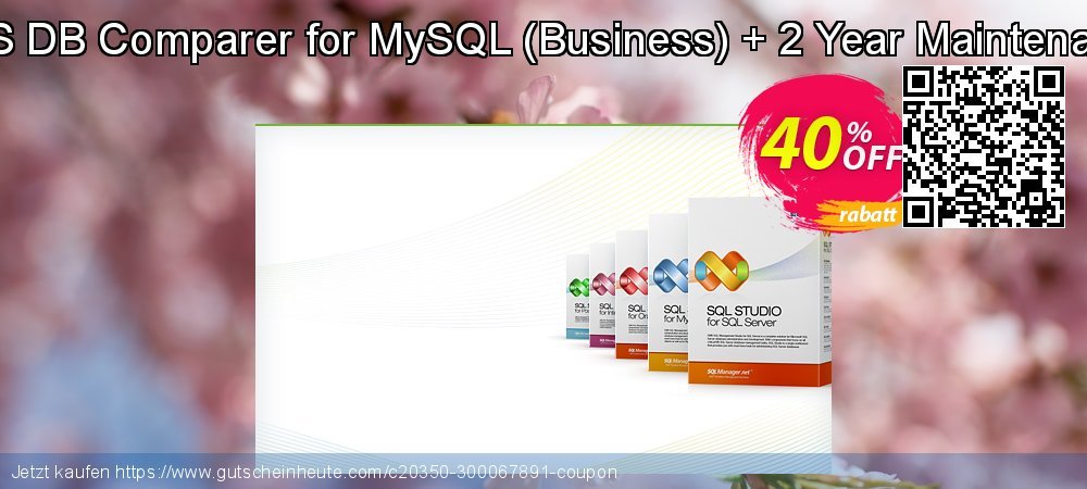 EMS DB Comparer for MySQL - Business + 2 Year Maintenance klasse Preisnachlässe Bildschirmfoto