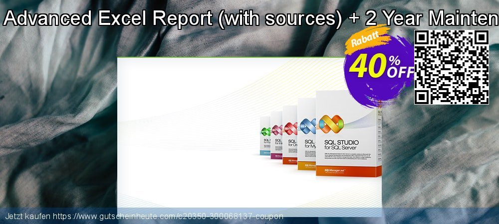 EMS Advanced Excel Report - with sources + 2 Year Maintenance genial Ausverkauf Bildschirmfoto