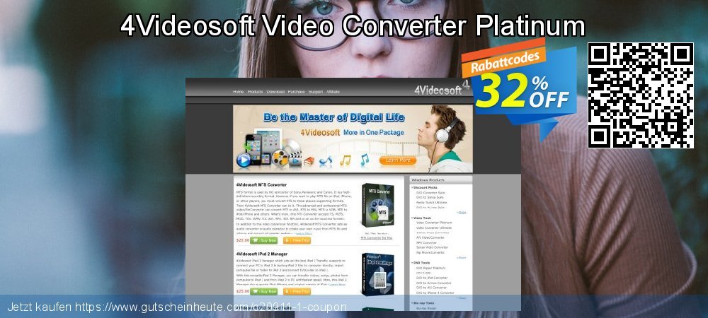 4Videosoft Video Converter Platinum klasse Preisnachlässe Bildschirmfoto