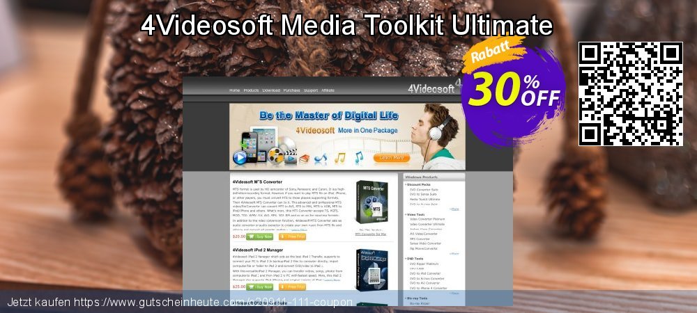 4Videosoft Media Toolkit Ultimate wunderschön Förderung Bildschirmfoto