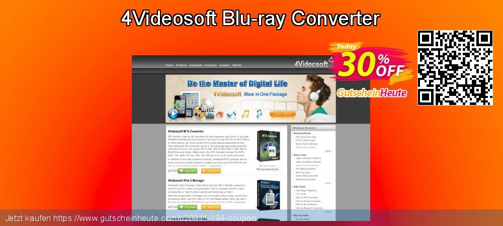 4Videosoft Blu-ray Converter ausschließenden Preisreduzierung Bildschirmfoto