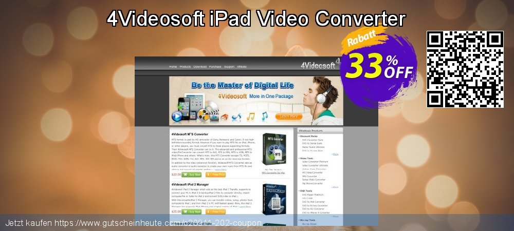 4Videosoft iPad Video Converter atemberaubend Angebote Bildschirmfoto