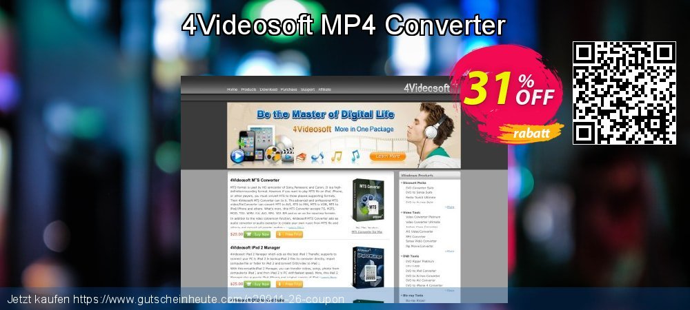 4Videosoft MP4 Converter besten Beförderung Bildschirmfoto