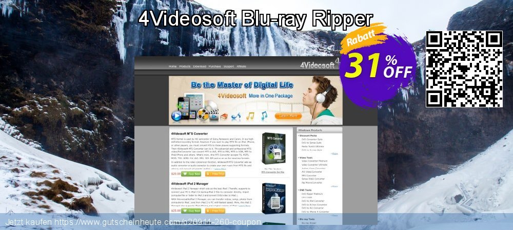 4Videosoft Blu-ray Ripper unglaublich Ausverkauf Bildschirmfoto