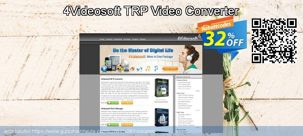 4Videosoft TRP Video Converter fantastisch Außendienst-Promotions Bildschirmfoto