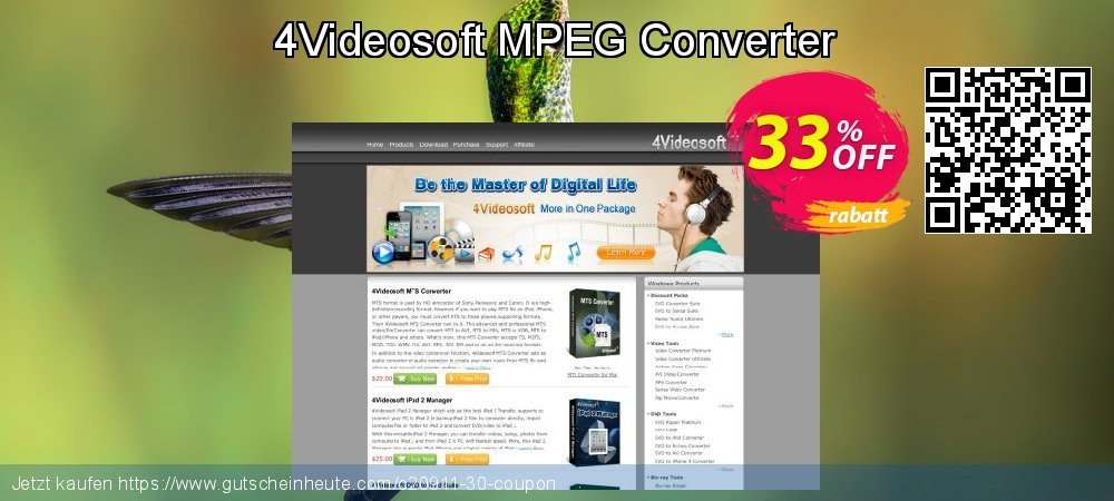 4Videosoft MPEG Converter fantastisch Preisnachlässe Bildschirmfoto