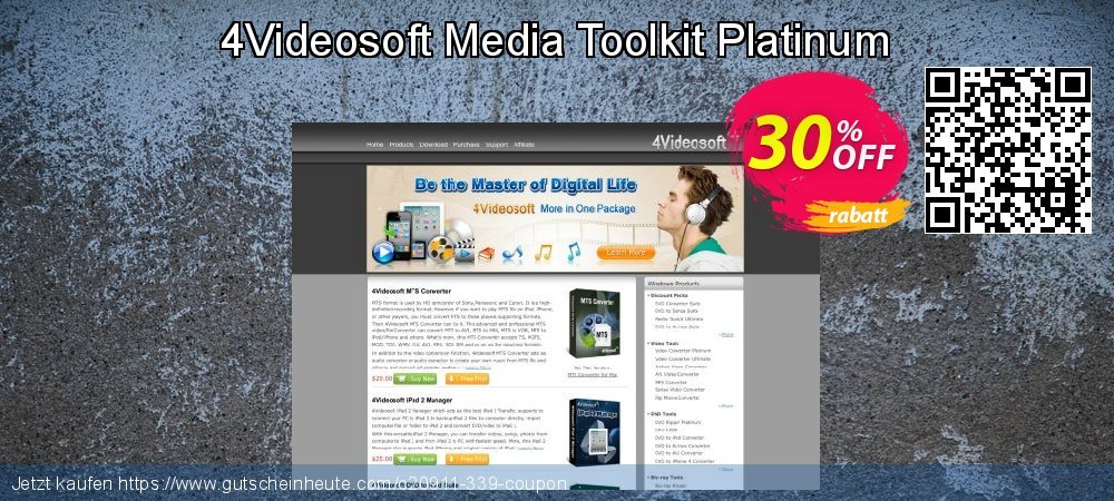 4Videosoft Media Toolkit Platinum umwerfende Promotionsangebot Bildschirmfoto