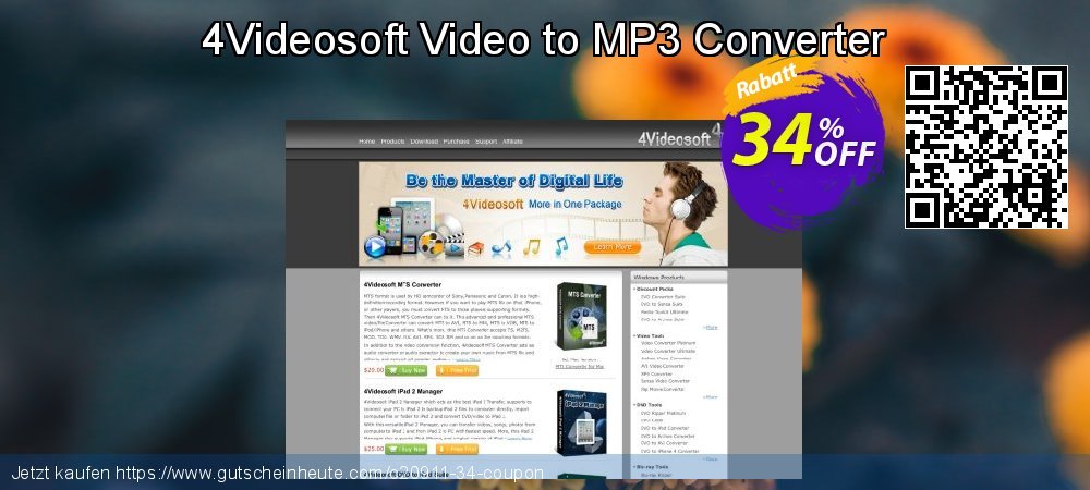 4Videosoft Video to MP3 Converter super Diskont Bildschirmfoto