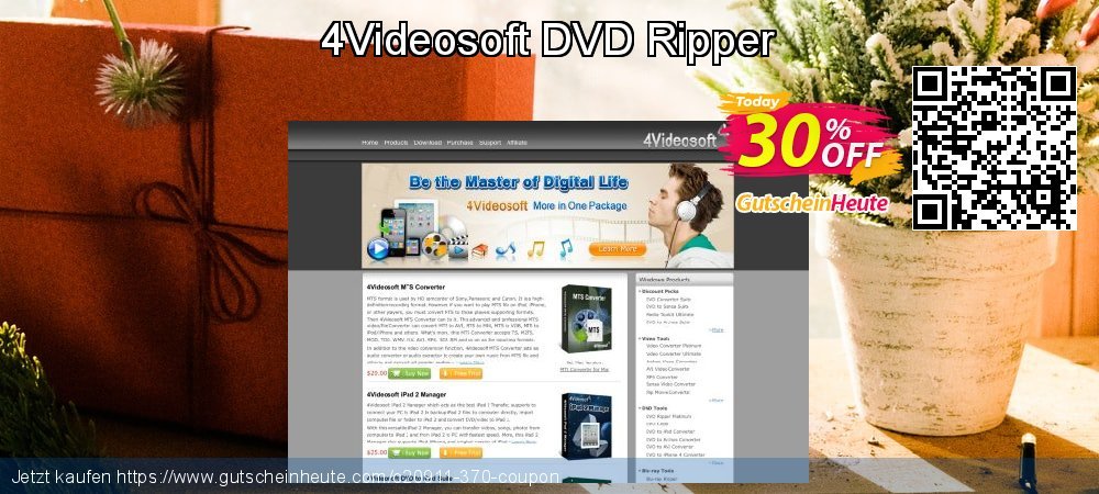 4Videosoft DVD Ripper umwerfende Ermäßigungen Bildschirmfoto