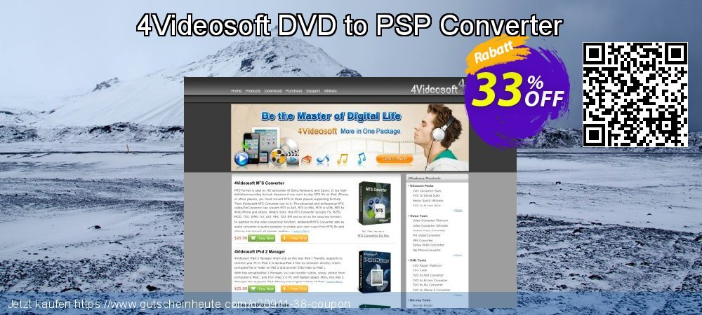 4Videosoft DVD to PSP Converter überraschend Ausverkauf Bildschirmfoto