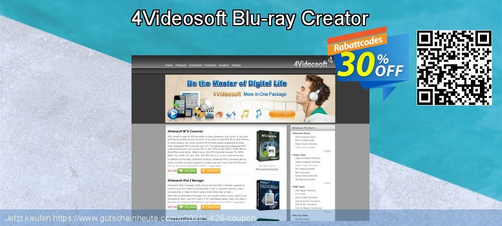 4Videosoft Blu-ray Creator Exzellent Disagio Bildschirmfoto