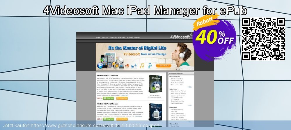 4Videosoft Mac iPad Manager for ePub unglaublich Preisreduzierung Bildschirmfoto