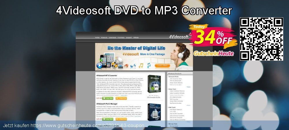 4Videosoft DVD to MP3 Converter wunderbar Ermäßigungen Bildschirmfoto