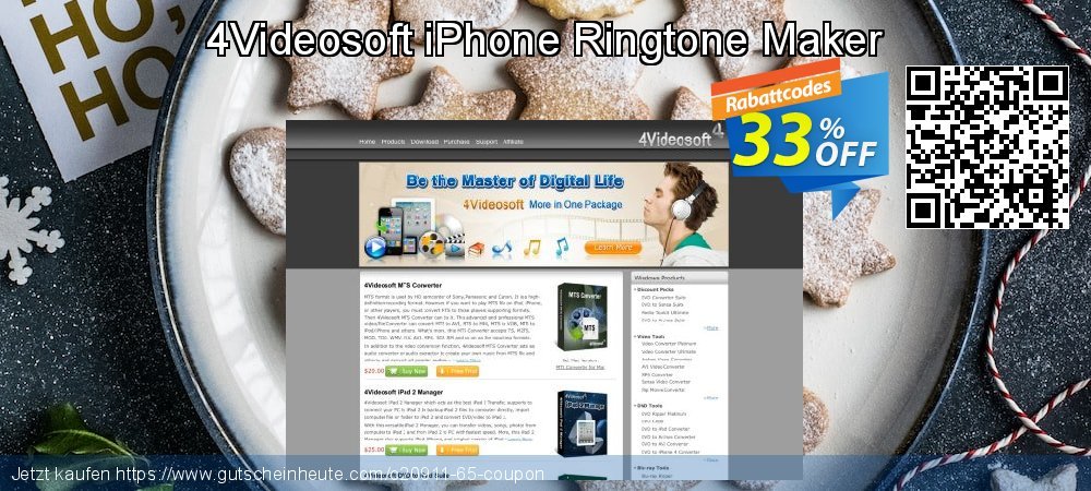 4Videosoft iPhone Ringtone Maker super Angebote Bildschirmfoto