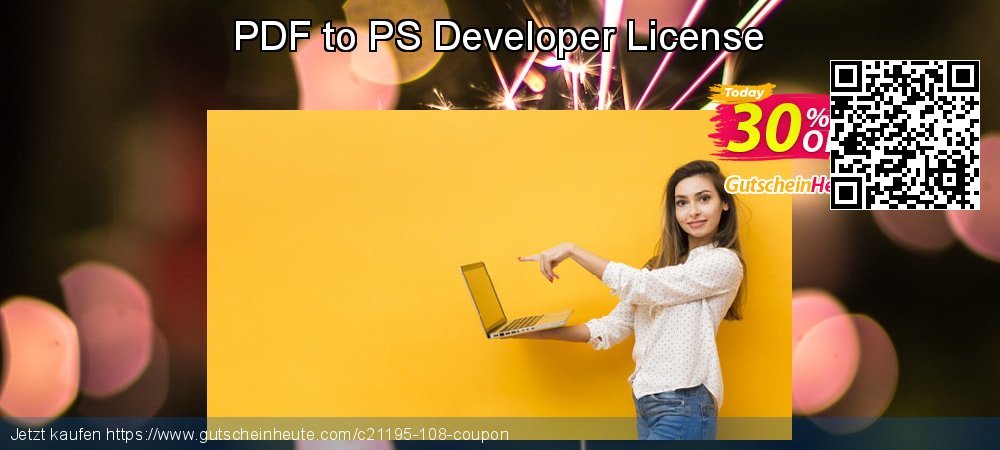 PDF to PS Developer License toll Verkaufsförderung Bildschirmfoto