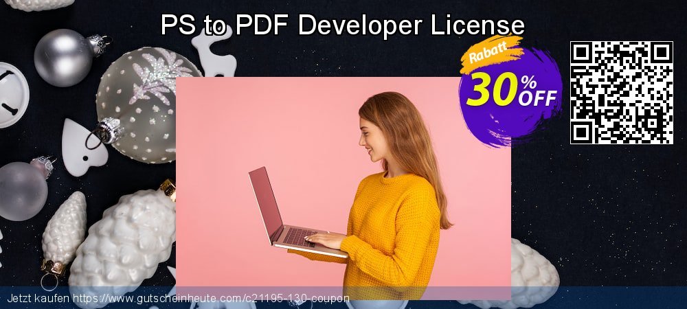 PS to PDF Developer License wunderbar Förderung Bildschirmfoto