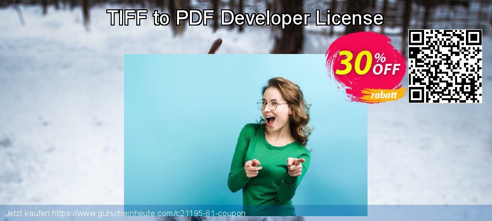 TIFF to PDF Developer License uneingeschränkt Preisreduzierung Bildschirmfoto