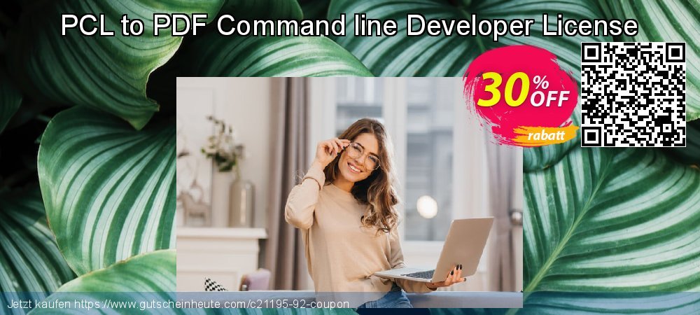 PCL to PDF Command line Developer License super Diskont Bildschirmfoto