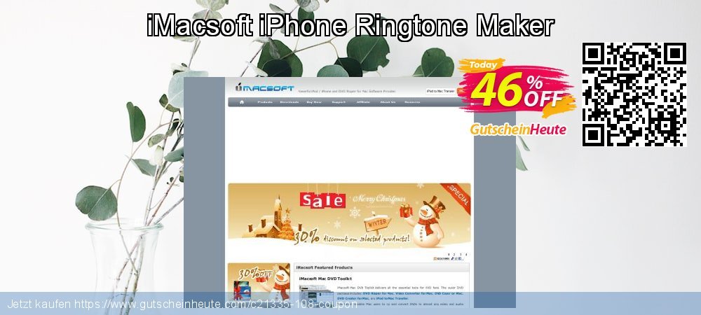 iMacsoft iPhone Ringtone Maker beeindruckend Preisreduzierung Bildschirmfoto