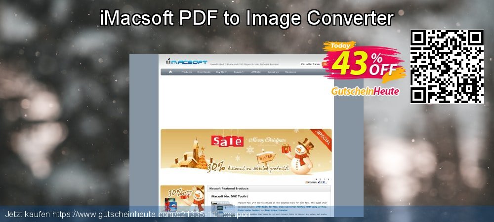 iMacsoft PDF to Image Converter umwerfende Beförderung Bildschirmfoto