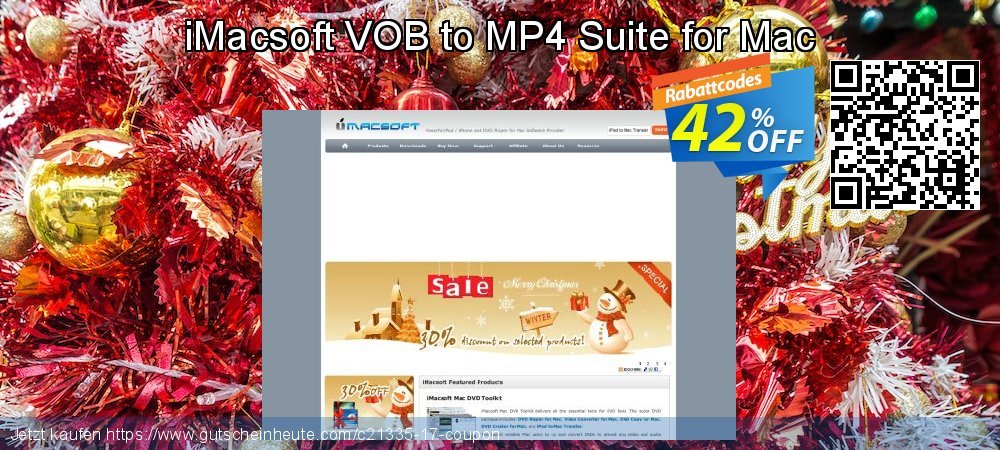 iMacsoft VOB to MP4 Suite for Mac überraschend Diskont Bildschirmfoto