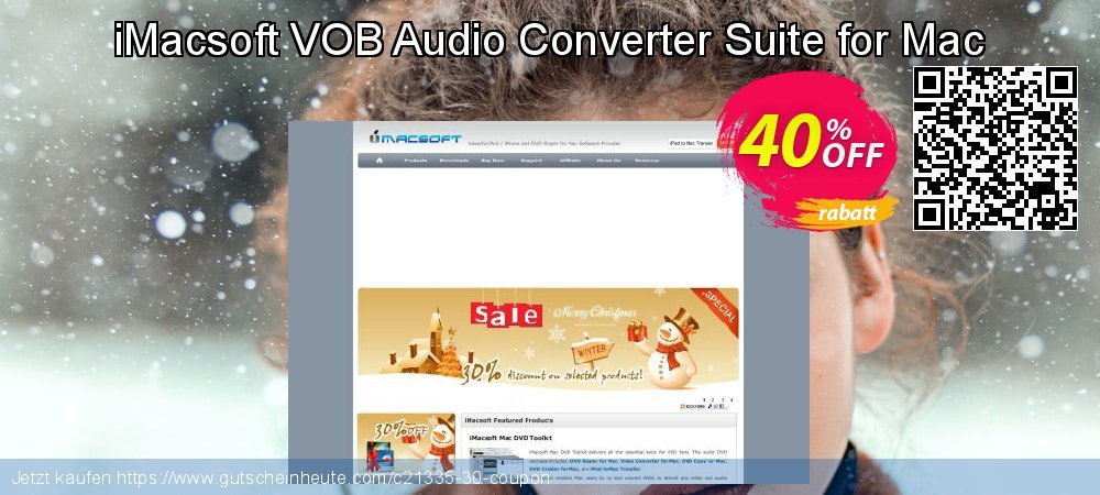 iMacsoft VOB Audio Converter Suite for Mac spitze Preisnachlässe Bildschirmfoto