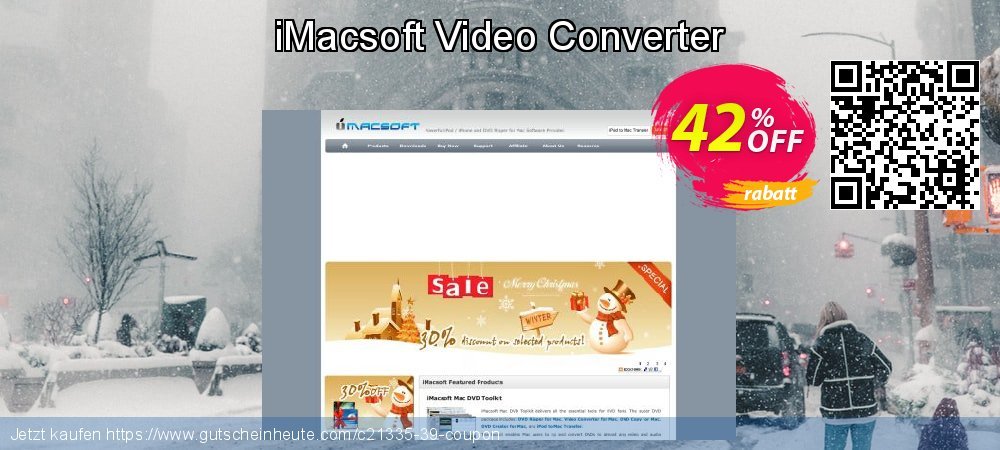 iMacsoft Video Converter unglaublich Außendienst-Promotions Bildschirmfoto