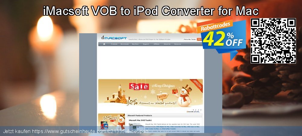 iMacsoft VOB to iPod Converter for Mac umwerfende Ausverkauf Bildschirmfoto