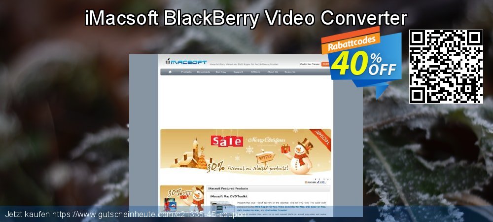 iMacsoft BlackBerry Video Converter wunderschön Rabatt Bildschirmfoto