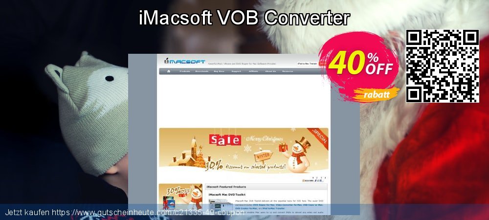 iMacsoft VOB Converter formidable Promotionsangebot Bildschirmfoto