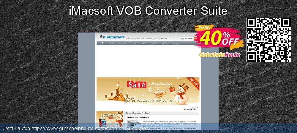 iMacsoft VOB Converter Suite aufregende Förderung Bildschirmfoto