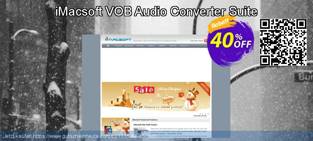 iMacsoft VOB Audio Converter Suite uneingeschränkt Preisnachlässe Bildschirmfoto