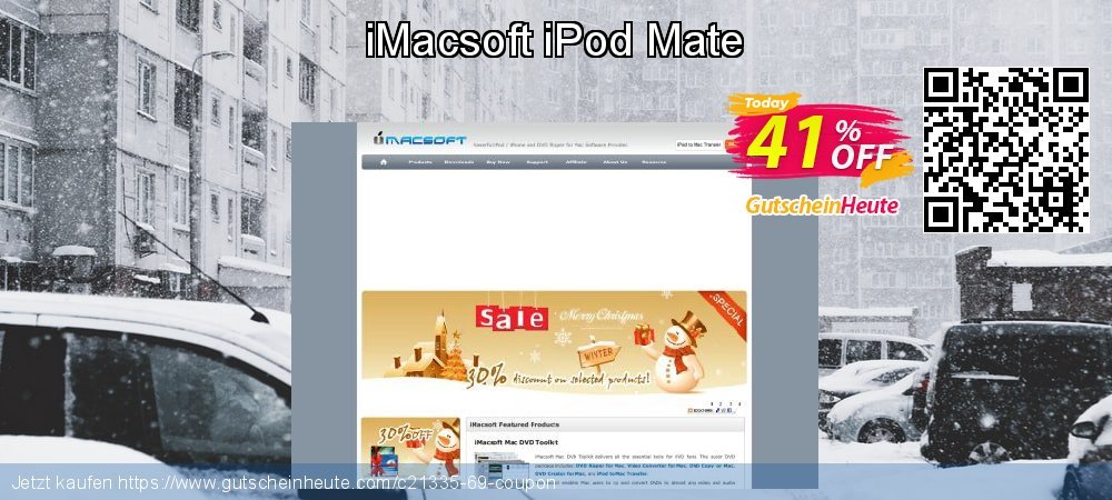 iMacsoft iPod Mate erstaunlich Ermäßigung Bildschirmfoto