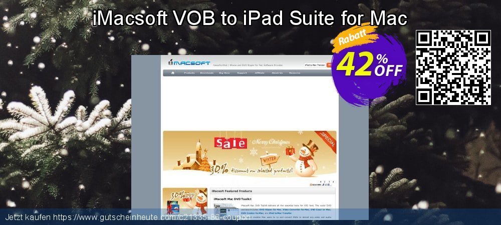iMacsoft VOB to iPad Suite for Mac aufregenden Ermäßigung Bildschirmfoto