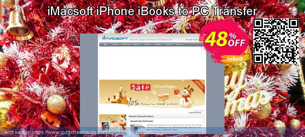 iMacsoft iPhone iBooks to PC Transfer klasse Förderung Bildschirmfoto