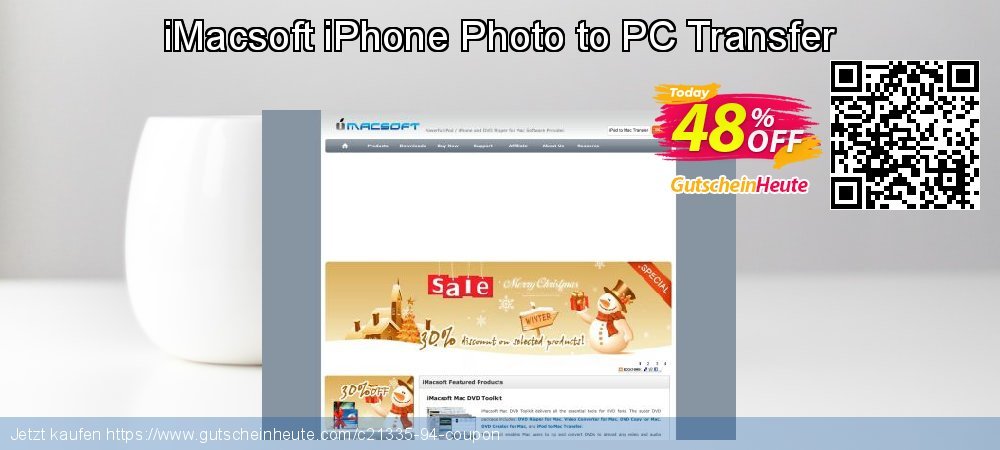 iMacsoft iPhone Photo to PC Transfer exklusiv Beförderung Bildschirmfoto