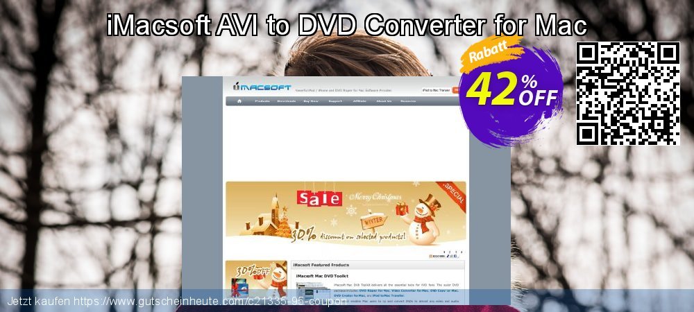 iMacsoft AVI to DVD Converter for Mac uneingeschränkt Sale Aktionen Bildschirmfoto