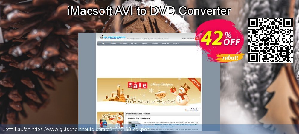 iMacsoft AVI to DVD Converter Sonderangebote Angebote Bildschirmfoto