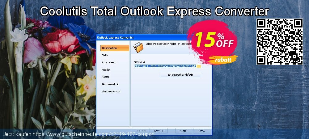Coolutils Total Outlook Express Converter wunderschön Ermäßigung Bildschirmfoto