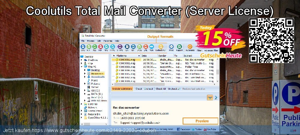 Coolutils Total Mail Converter - Server License  umwerfende Preisnachlässe Bildschirmfoto