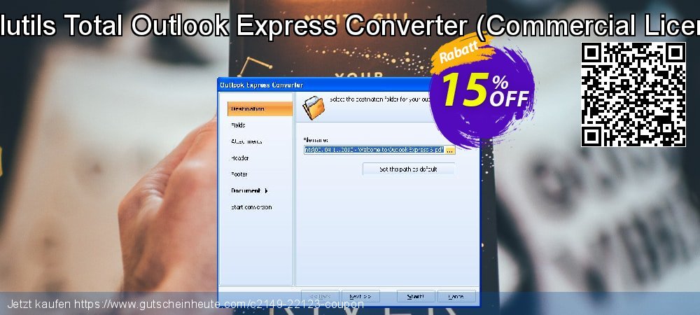 Coolutils Total Outlook Express Converter - Commercial License  ausschließenden Angebote Bildschirmfoto