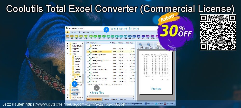 Coolutils Total Excel Converter - Commercial License  uneingeschränkt Beförderung Bildschirmfoto