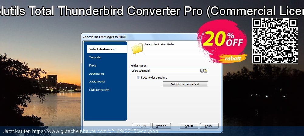 Coolutils Total Thunderbird Converter Pro - Commercial License  Sonderangebote Preisnachlässe Bildschirmfoto
