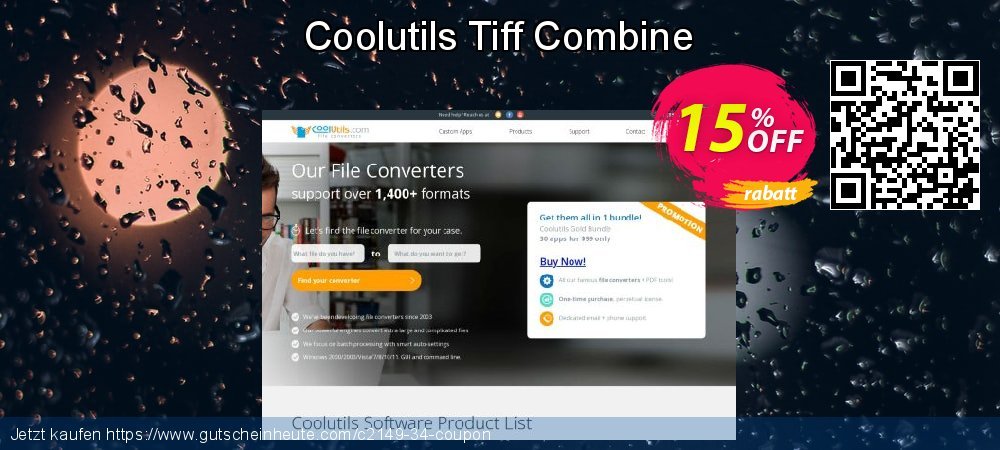 Coolutils Tiff Combine aufregenden Verkaufsförderung Bildschirmfoto