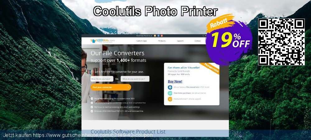 Coolutils Photo Printer exklusiv Rabatt Bildschirmfoto