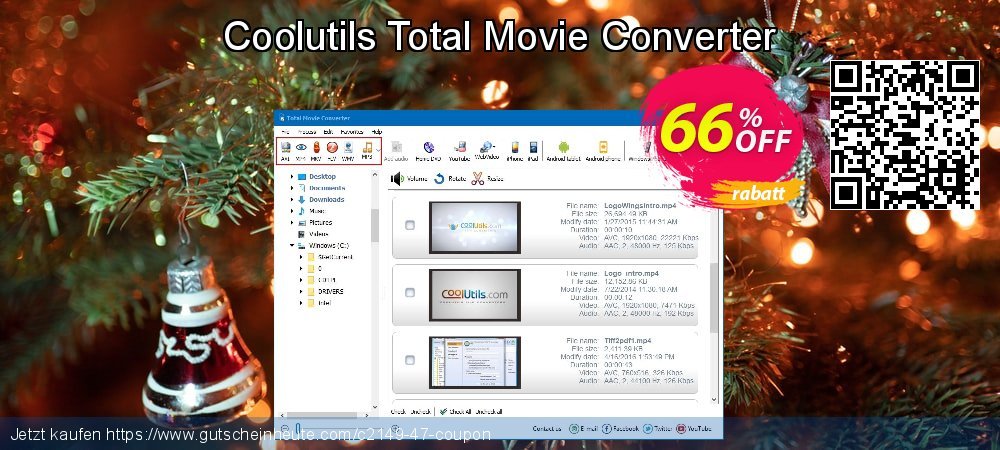 Coolutils Total Movie Converter Sonderangebote Nachlass Bildschirmfoto