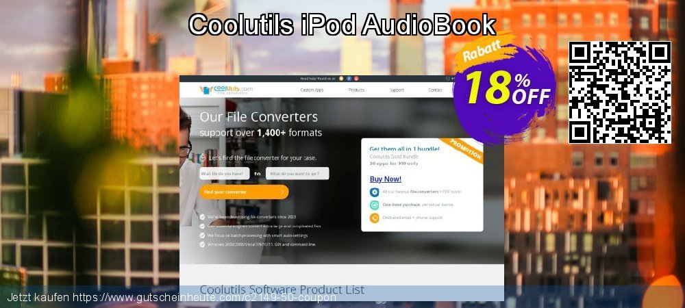 Coolutils iPod AudioBook fantastisch Disagio Bildschirmfoto