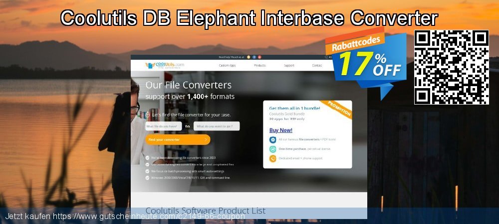 Coolutils DB Elephant Interbase Converter umwerfende Ermäßigung Bildschirmfoto