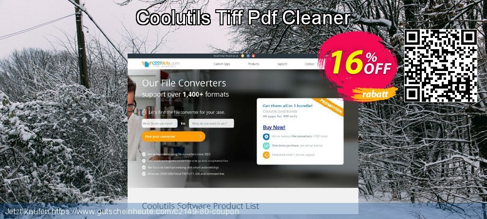 Coolutils Tiff Pdf Cleaner unglaublich Promotionsangebot Bildschirmfoto