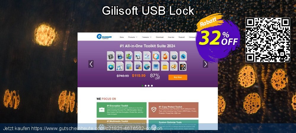 Gilisoft USB Lock wunderbar Ausverkauf Bildschirmfoto